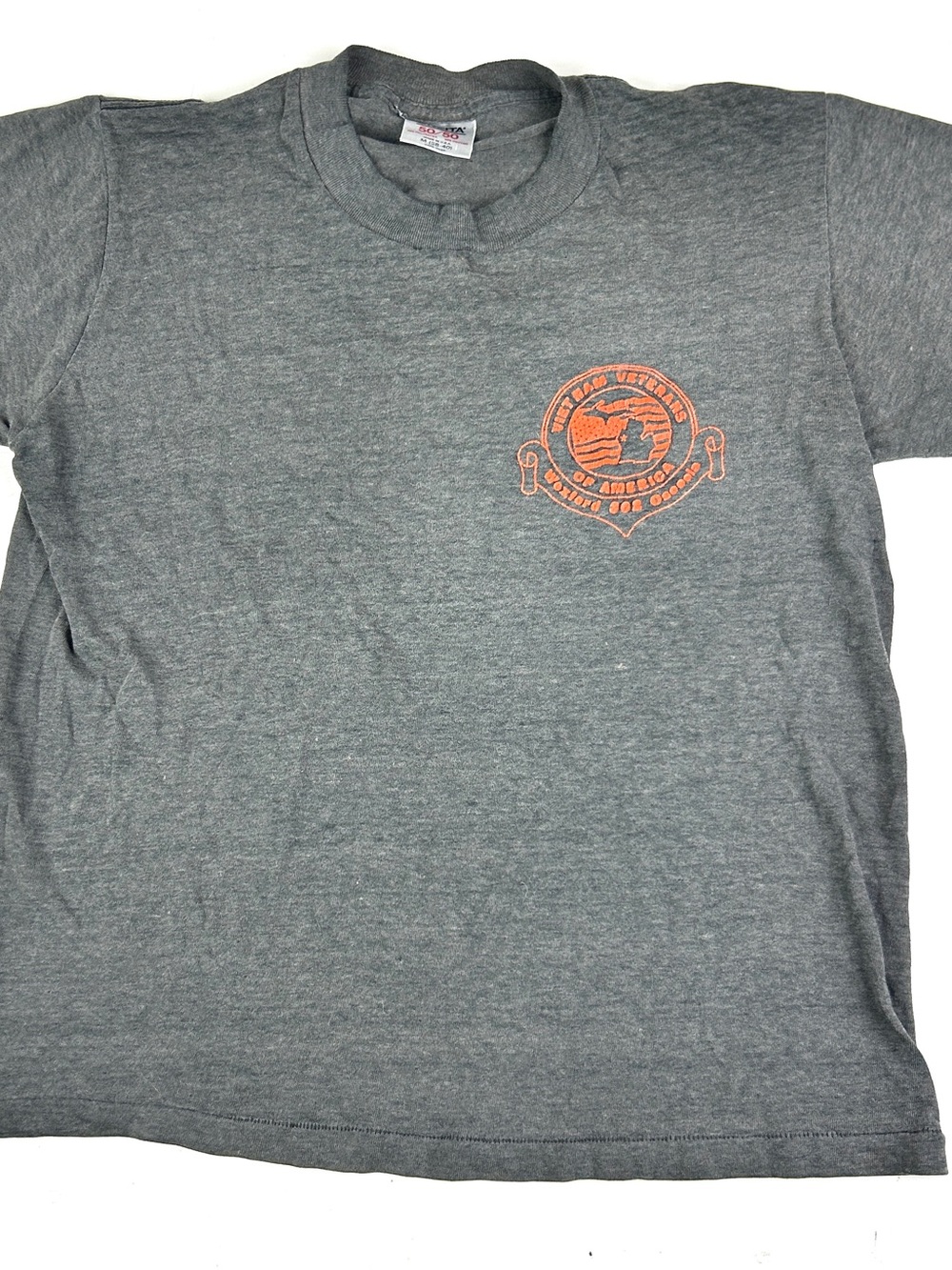 Vintage 80s Vietnam Veterans Of America T-Shirt Single Stitch Military Sz Medium
